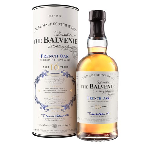 Balvenie 16 Year Old French Oak Pineau Cask Single Malt Scotch Whisky 70cl - A Vibrant and Unique Expression